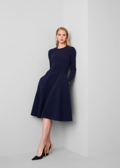 Women's Ralph Lauren Viola Double-Faced Cady Dresses | 435179OFL